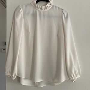 J. Crew Cream Blouse Size Small NWT